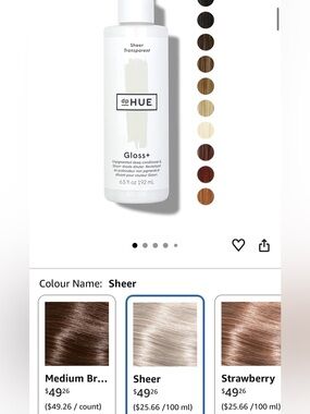 dpHUE Sheer Gloss+ Unpigmented Deep Conditioner